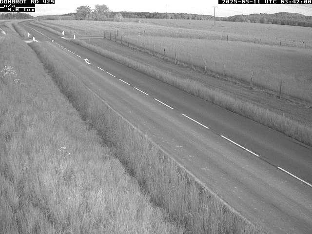 Webcam à Dombrot-le-Sec dans le département des Vosges sur la D429 à 407 mètres d'altitude