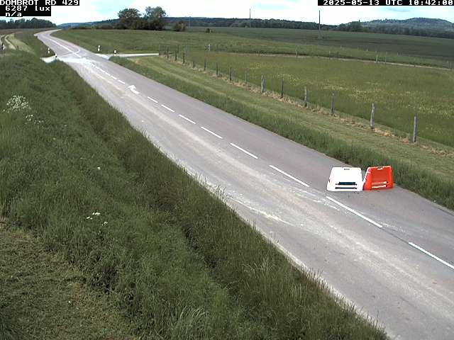 Webcam à Dombrot-le-Sec dans le département des Vosges sur la D429 à 407 mètres d'altitude