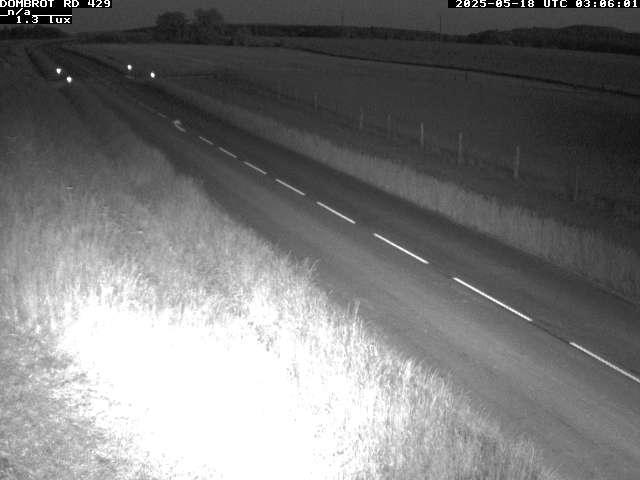 Webcam à Dombrot-le-Sec dans le département des Vosges sur la D429 à 407 mètres d'altitude