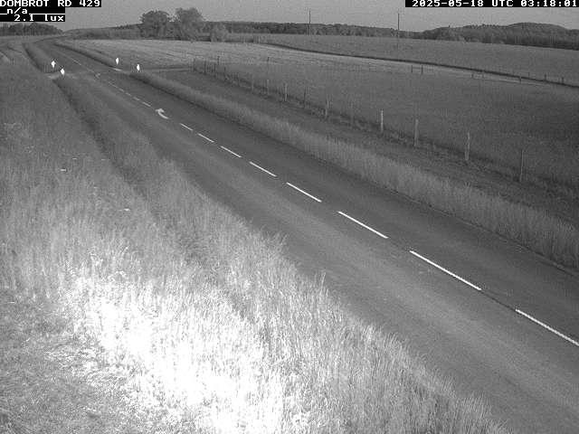 Webcam à Dombrot-le-Sec dans le département des Vosges sur la D429 à 407 mètres d'altitude