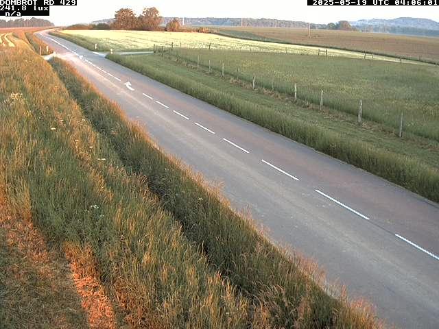 Webcam à Dombrot-le-Sec dans le département des Vosges sur la D429 à 407 mètres d'altitude
