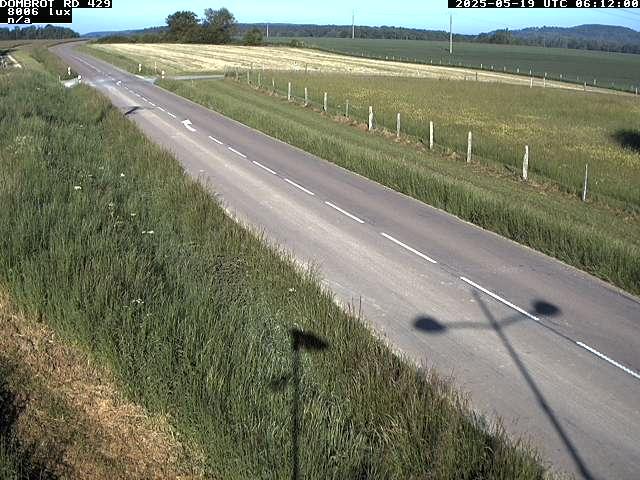 Webcam à Dombrot-le-Sec dans le département des Vosges sur la D429 à 407 mètres d'altitude