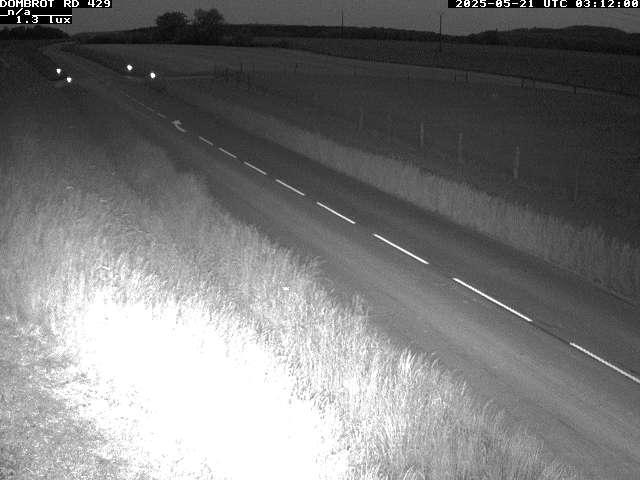 Webcam à Dombrot-le-Sec dans le département des Vosges sur la D429 à 407 mètres d'altitude