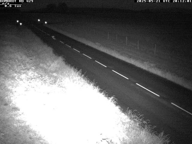 Webcam à Dombrot-le-Sec dans le département des Vosges sur la D429 à 407 mètres d'altitude
