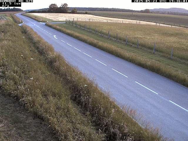 Webcam à Dombrot-le-Sec dans le département des Vosges sur la D429 à 407 mètres d'altitude