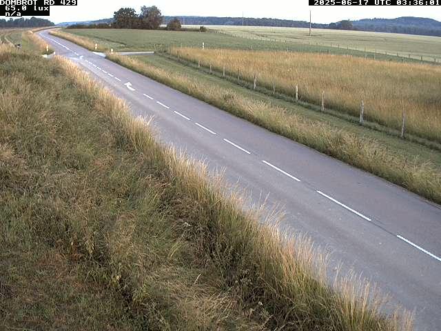 Webcam à Dombrot-le-Sec dans le département des Vosges sur la D429 à 407 mètres d'altitude