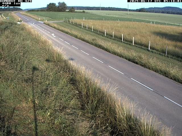 Webcam à Dombrot-le-Sec dans le département des Vosges sur la D429 à 407 mètres d'altitude