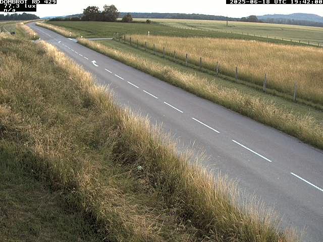 Webcam à Dombrot-le-Sec dans le département des Vosges sur la D429 à 407 mètres d'altitude