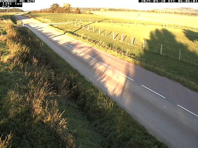 Webcam à Dombrot-le-Sec dans le département des Vosges sur la D429 à 407 mètres d'altitude