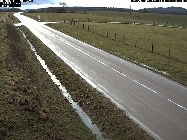 Webcam à Dombrot-le-Sec dans le département des Vosges sur la D429 à 407 mètres d'altitude