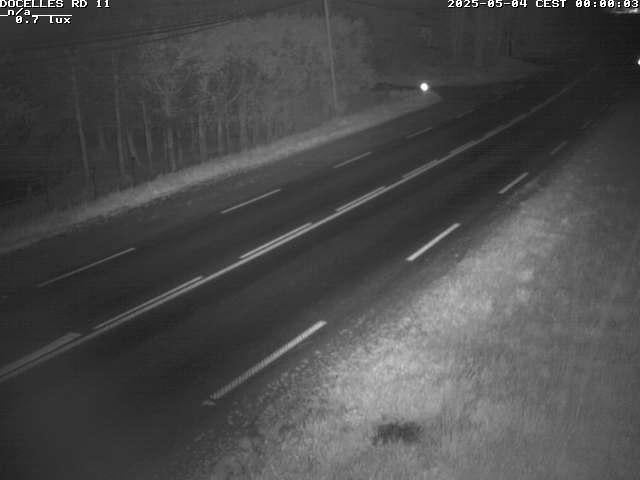 Webcam à 424 mètres d'altitude dans la Tranchée de Docelles dans les Vosges, à proximité d'Epinal sur la route de Gerardmer (D11)
