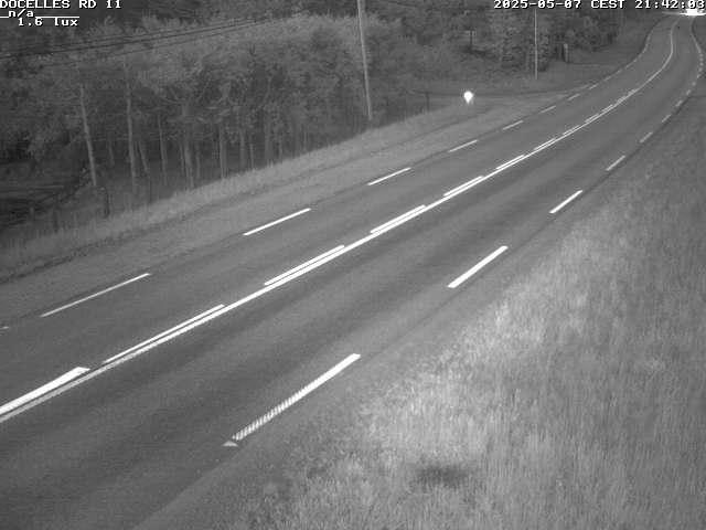 Webcam à 424 mètres d'altitude dans la Tranchée de Docelles dans les Vosges, à proximité d'Epinal sur la route de Gerardmer (D11)