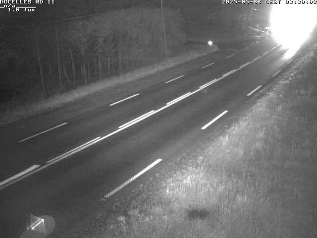 Webcam à 424 mètres d'altitude dans la Tranchée de Docelles dans les Vosges, à proximité d'Epinal sur la route de Gerardmer (D11)