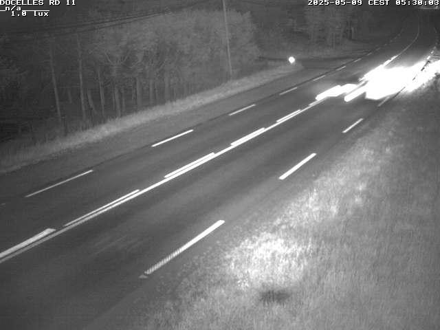 Webcam à 424 mètres d'altitude dans la Tranchée de Docelles dans les Vosges, à proximité d'Epinal sur la route de Gerardmer (D11)