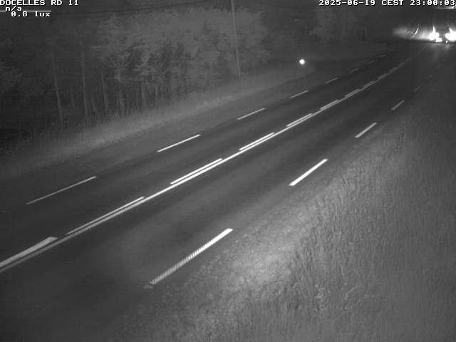 Webcam à 424 mètres d'altitude dans la Tranchée de Docelles dans les Vosges, à proximité d'Epinal sur la route de Gerardmer (D11)