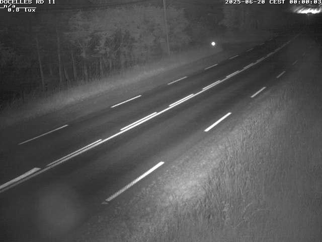 Webcam à 424 mètres d'altitude dans la Tranchée de Docelles dans les Vosges, à proximité d'Epinal sur la route de Gerardmer (D11)