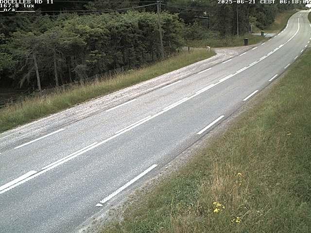 Webcam à 424 mètres d'altitude dans la Tranchée de Docelles dans les Vosges, à proximité d'Epinal sur la route de Gerardmer (D11)