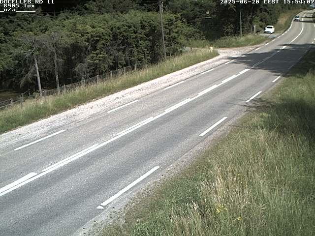 Webcam à 424 mètres d'altitude dans la Tranchée de Docelles dans les Vosges, à proximité d'Epinal sur la route de Gerardmer (D11)