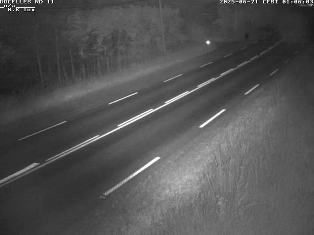Webcam à 424 mètres d'altitude dans la Tranchée de Docelles dans les Vosges, à proximité d'Epinal sur la route de Gerardmer (D11)
