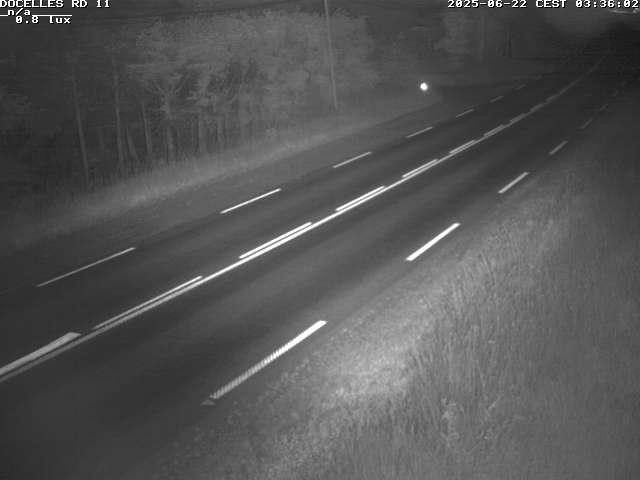 Webcam à 424 mètres d'altitude dans la Tranchée de Docelles dans les Vosges, à proximité d'Epinal sur la route de Gerardmer (D11)