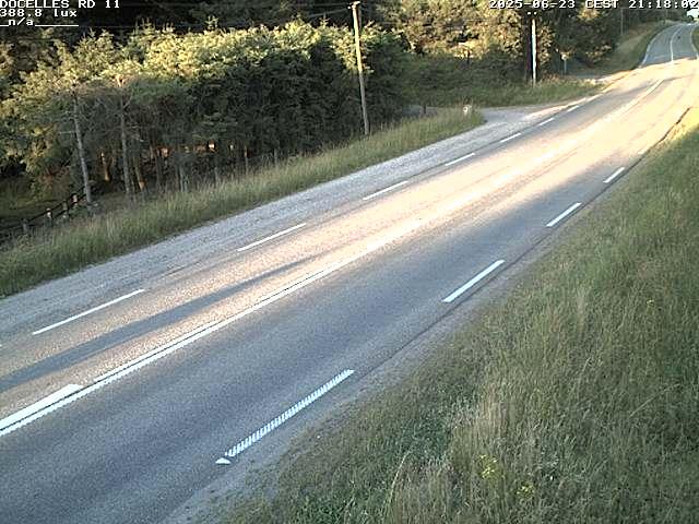 Webcam à 424 mètres d'altitude dans la Tranchée de Docelles dans les Vosges, à proximité d'Epinal sur la route de Gerardmer (D11)