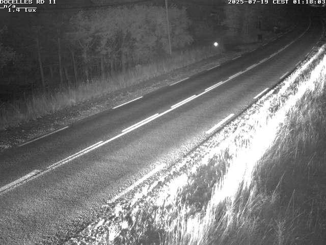 Webcam à 424 mètres d'altitude dans la Tranchée de Docelles dans les Vosges, à proximité d'Epinal sur la route de Gerardmer (D11)