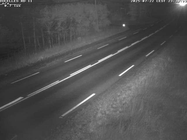 Webcam à 424 mètres d'altitude dans la Tranchée de Docelles dans les Vosges, à proximité d'Epinal sur la route de Gerardmer (D11)