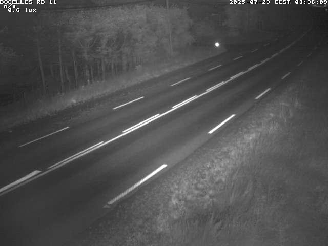 Webcam à 424 mètres d'altitude dans la Tranchée de Docelles dans les Vosges, à proximité d'Epinal sur la route de Gerardmer (D11)