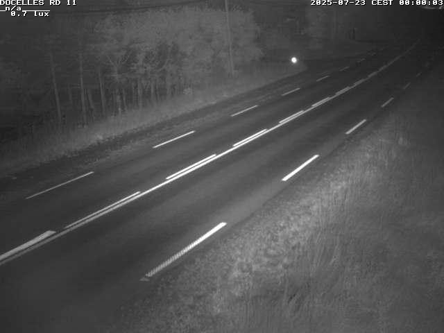 Webcam à 424 mètres d'altitude dans la Tranchée de Docelles dans les Vosges, à proximité d'Epinal sur la route de Gerardmer (D11)