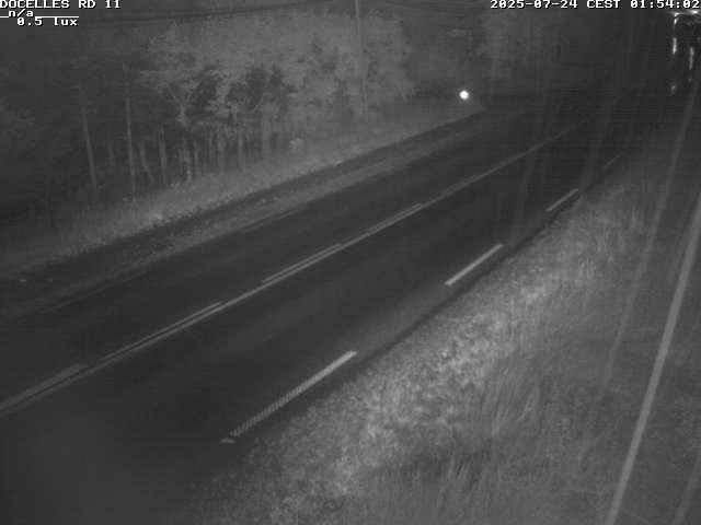 Webcam à 424 mètres d'altitude dans la Tranchée de Docelles dans les Vosges, à proximité d'Epinal sur la route de Gerardmer (D11)
