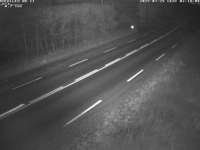 Webcam à 424 mètres d'altitude dans la Tranchée de Docelles dans les Vosges, à proximité d'Epinal sur la route de Gerardmer (D11)