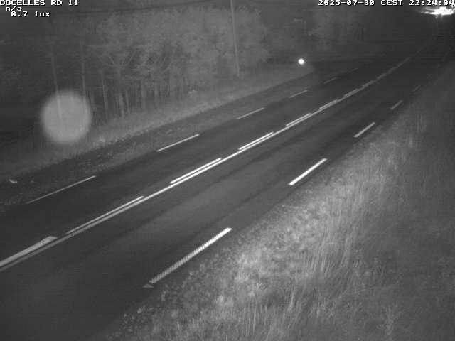 Webcam à 424 mètres d'altitude dans la Tranchée de Docelles dans les Vosges, à proximité d'Epinal sur la route de Gerardmer (D11)