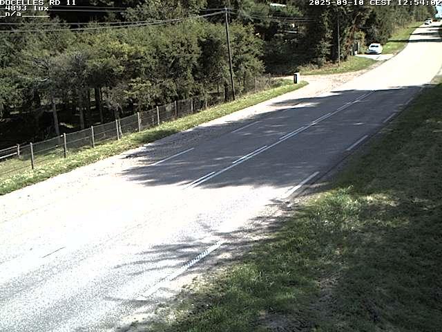 Webcam à 424 mètres d'altitude dans la Tranchée de Docelles dans les Vosges, à proximité d'Epinal sur la route de Gerardmer (D11)