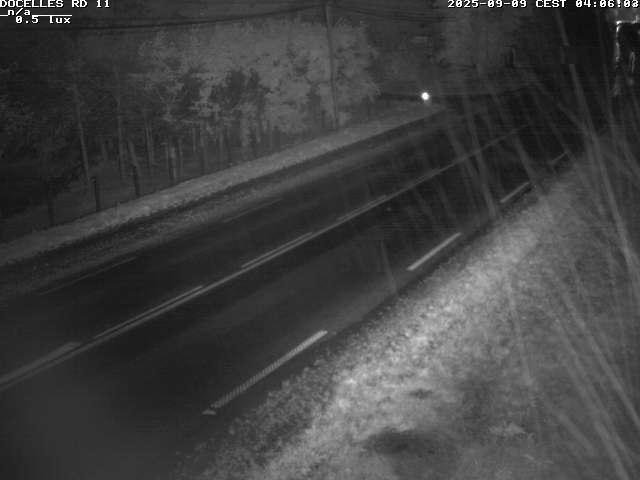 Webcam à 424 mètres d'altitude dans la Tranchée de Docelles dans les Vosges, à proximité d'Epinal sur la route de Gerardmer (D11)