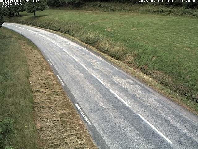 Webcam à Allarmont dans les Vosges, sur la RD392