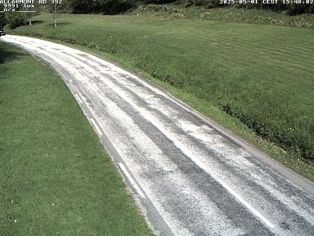 Webcam à Allarmont dans les Vosges, sur la RD392