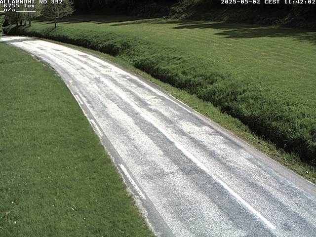 Webcam à Allarmont dans les Vosges, sur la RD392