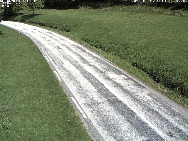 Webcam à Allarmont dans les Vosges, sur la RD392