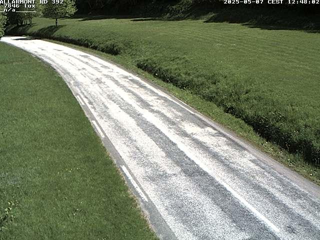 Webcam à Allarmont dans les Vosges, sur la RD392