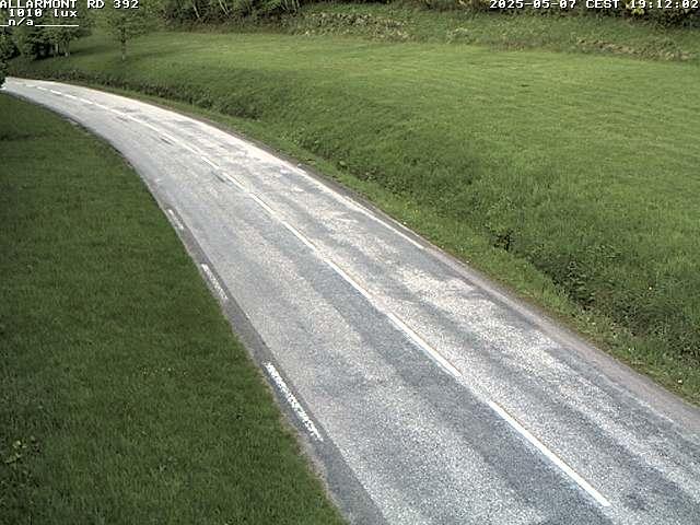 Webcam à Allarmont dans les Vosges, sur la RD392