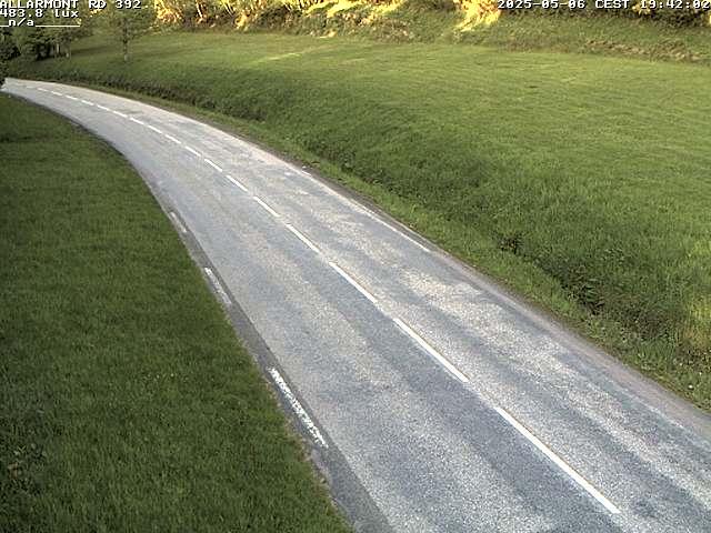 Webcam à Allarmont dans les Vosges, sur la RD392