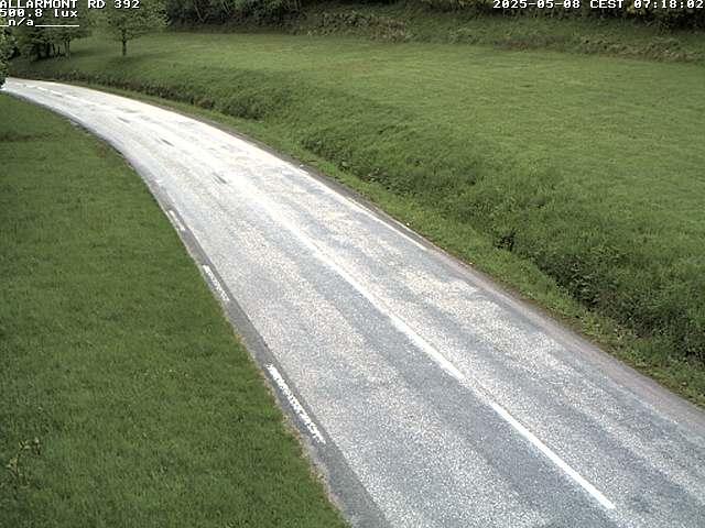 Webcam à Allarmont dans les Vosges, sur la RD392