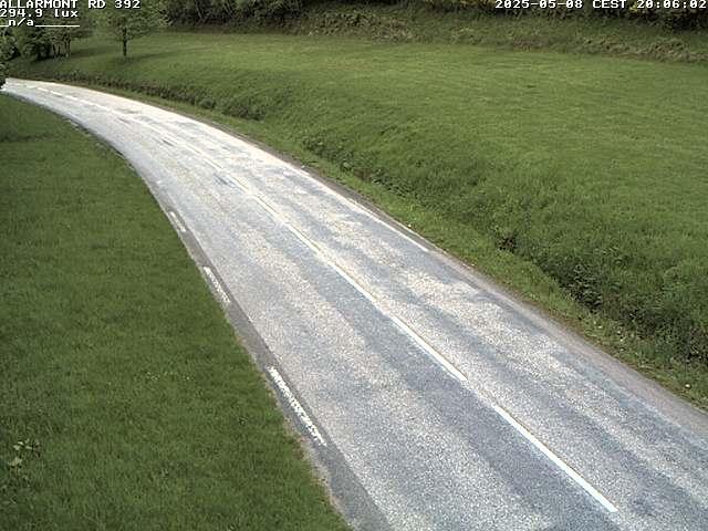 Webcam à Allarmont dans les Vosges, sur la RD392