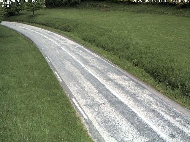 Webcam à Allarmont dans les Vosges, sur la RD392