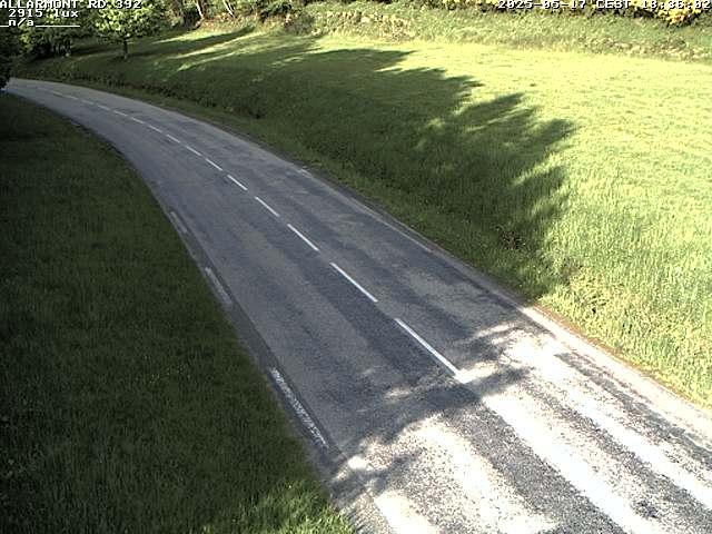 Webcam à Allarmont dans les Vosges, sur la RD392