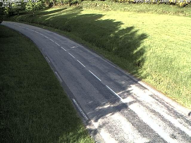 Webcam à Allarmont dans les Vosges, sur la RD392
