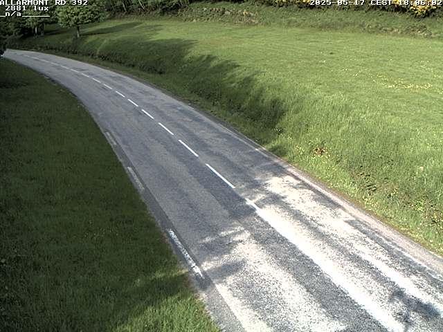 Webcam à Allarmont dans les Vosges, sur la RD392