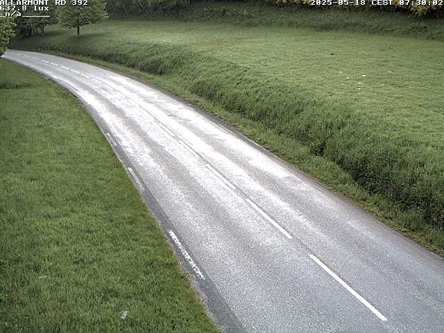Webcam à Allarmont dans les Vosges, sur la RD392