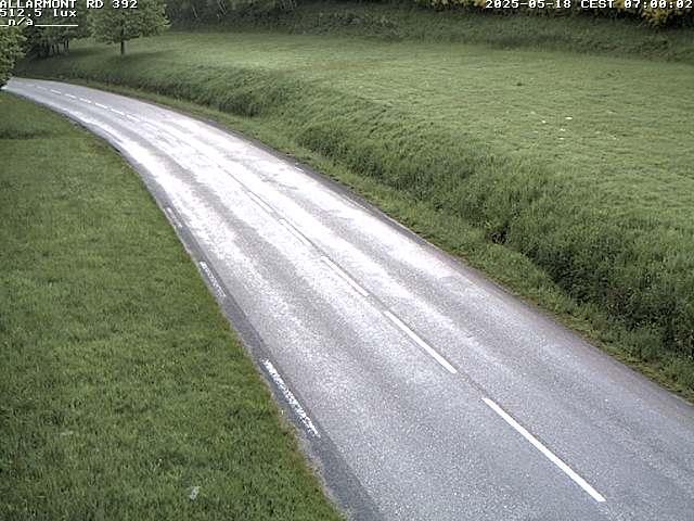 Webcam à Allarmont dans les Vosges, sur la RD392