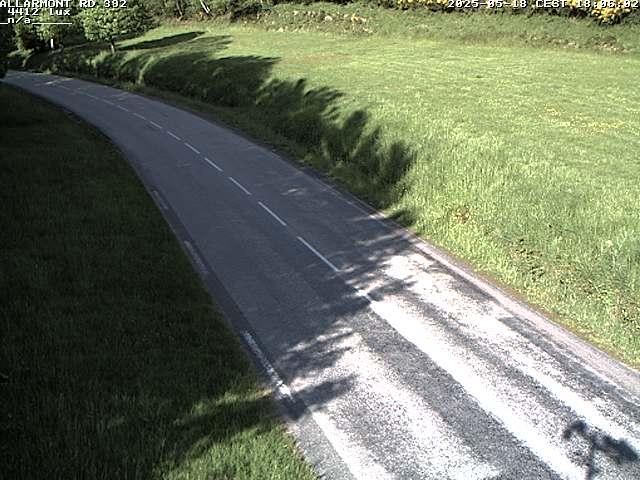 Webcam à Allarmont dans les Vosges, sur la RD392